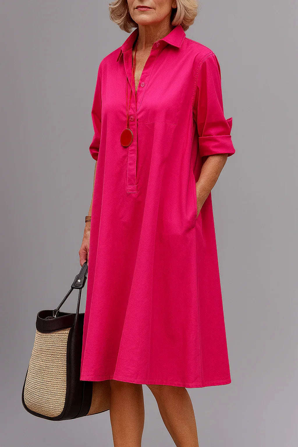 Kayla Stylish and Carefree Midi Dress