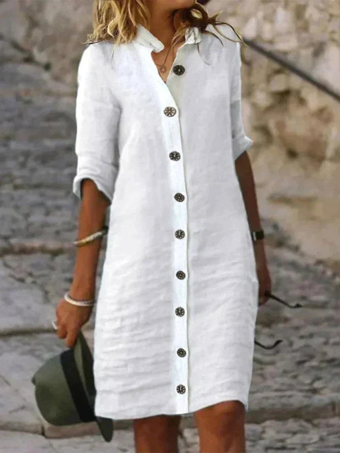 Loes Classic Summer Midi Dress