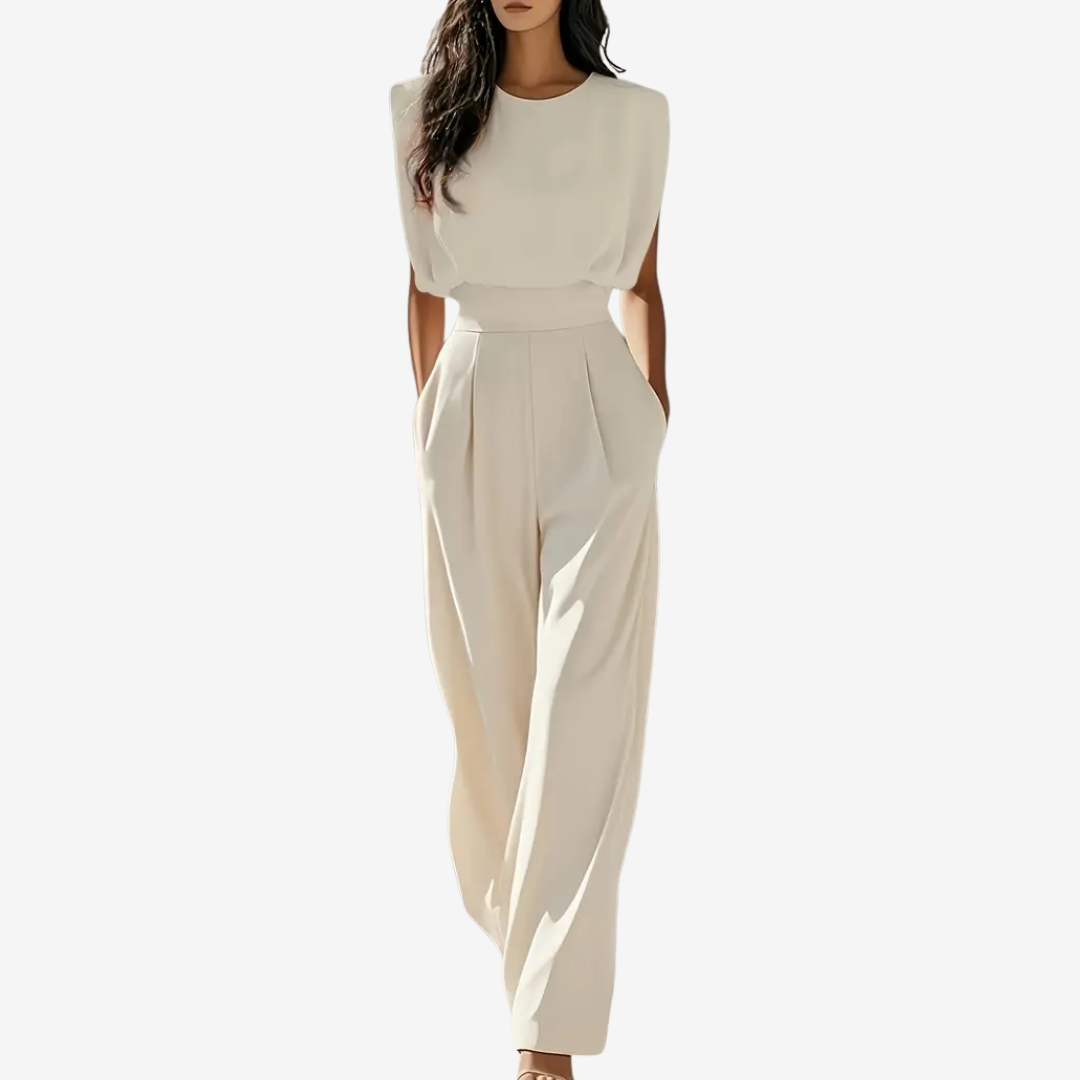 VALERIE | DEFINED WAIST JUMPSUIT