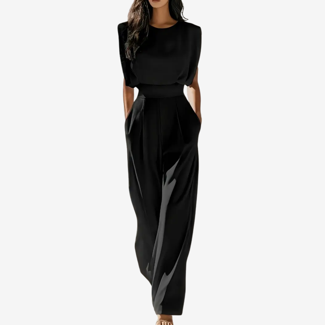 VALERIE | DEFINED WAIST JUMPSUIT