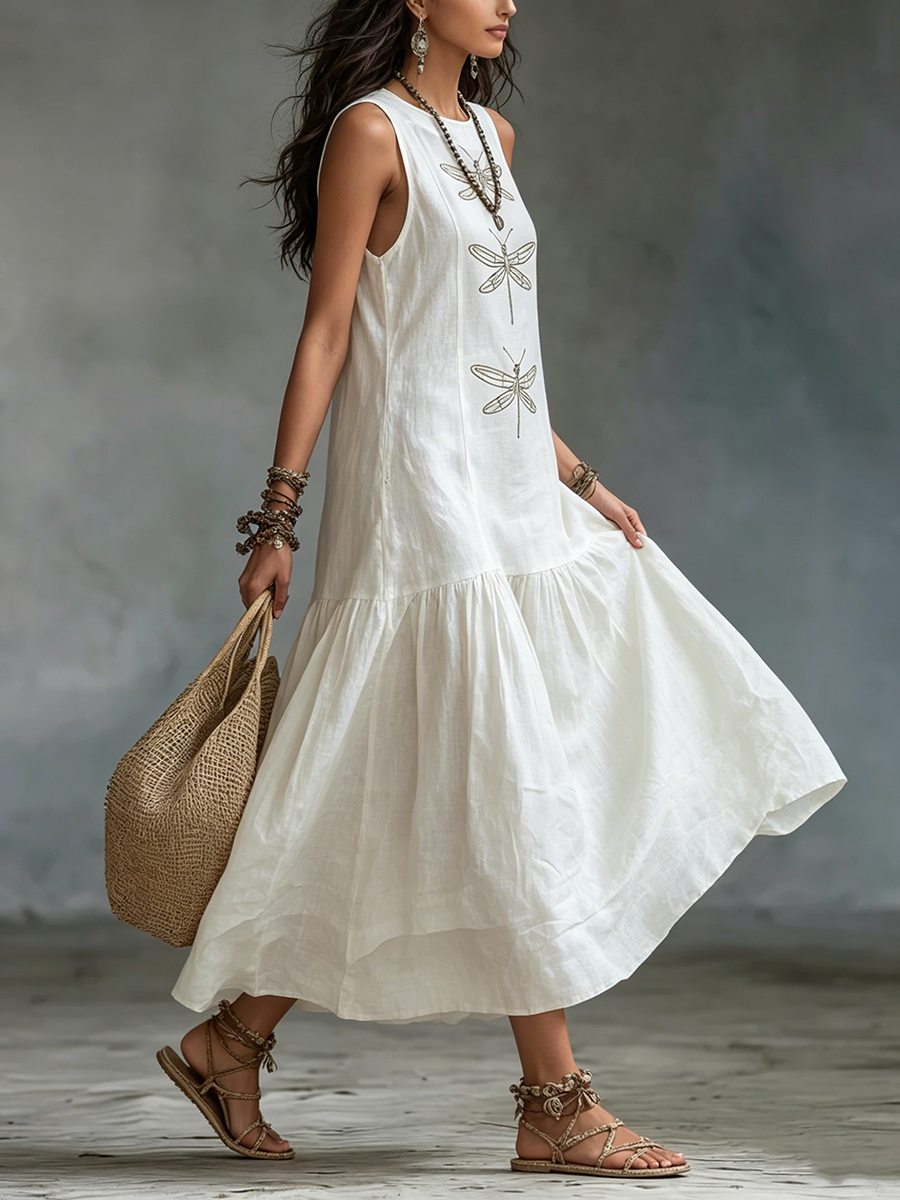 BRENDA | SLEEVELESS MAXI DRESS