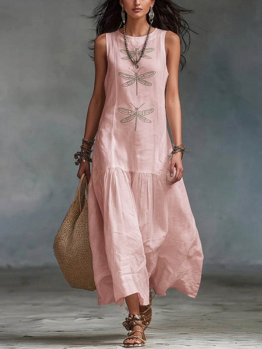 BRENDA | SLEEVELESS MAXI DRESS