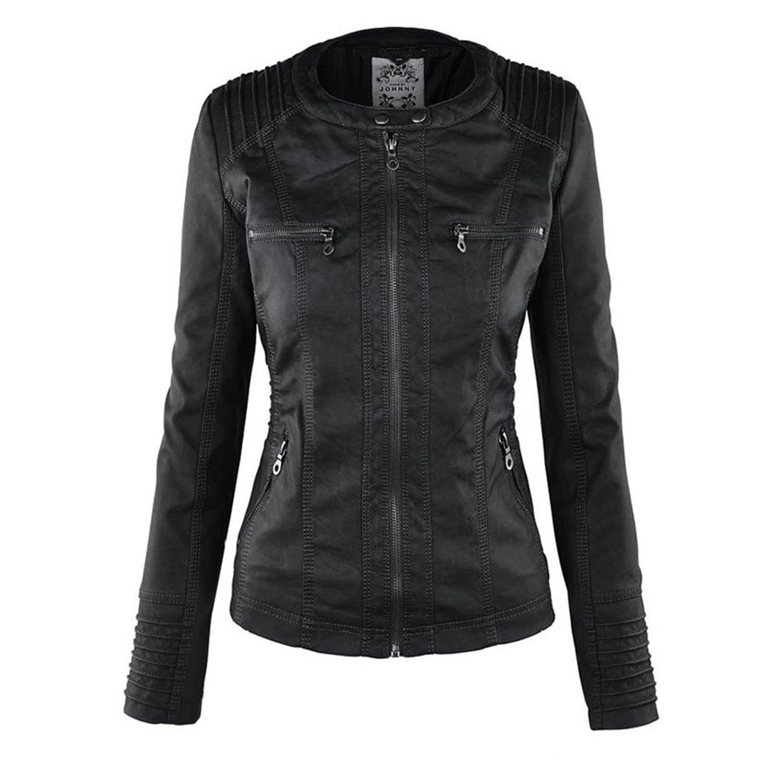Monica | Robust and Elegant Leather Jacket