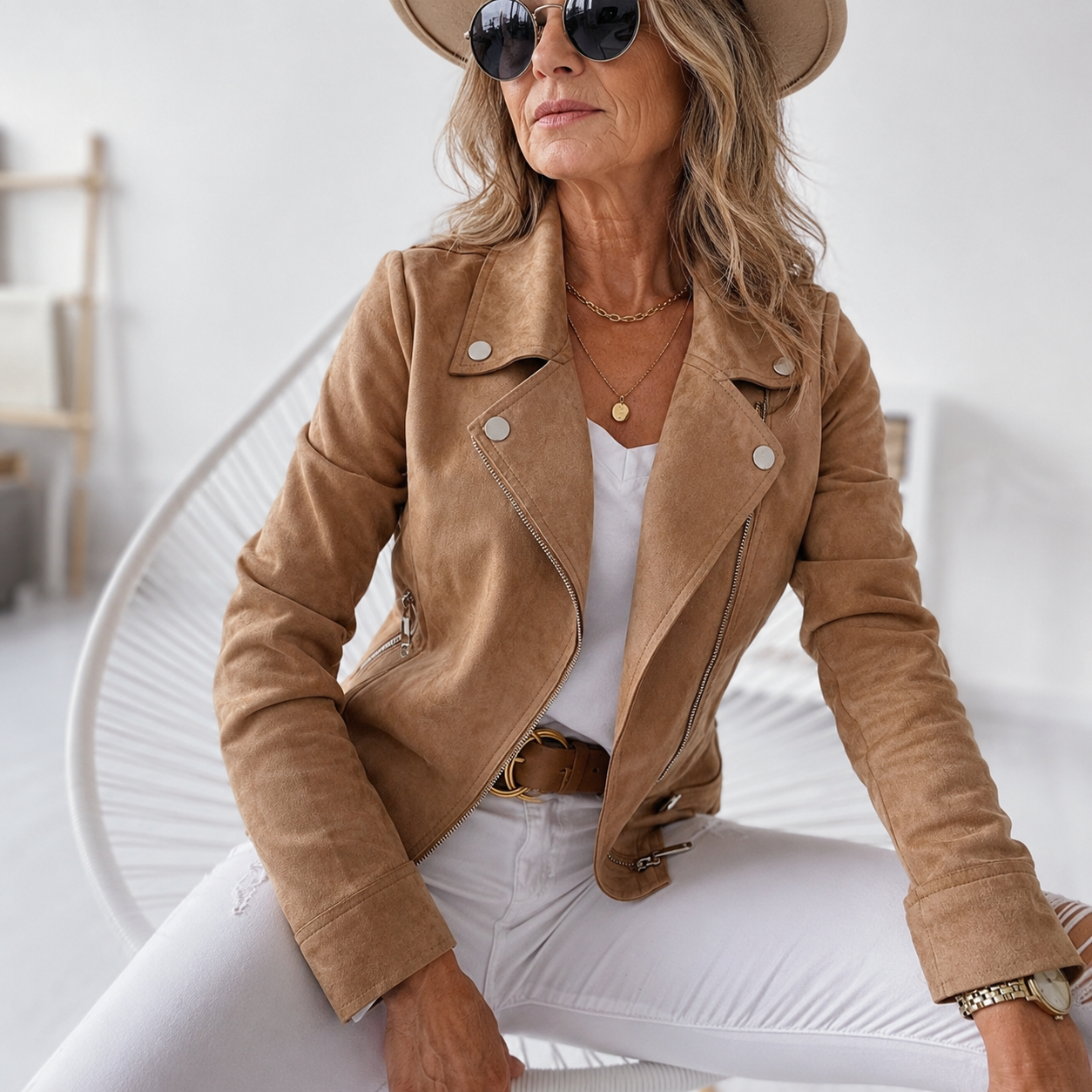 HARRIET | CLASSIC SUEDE JACKET
