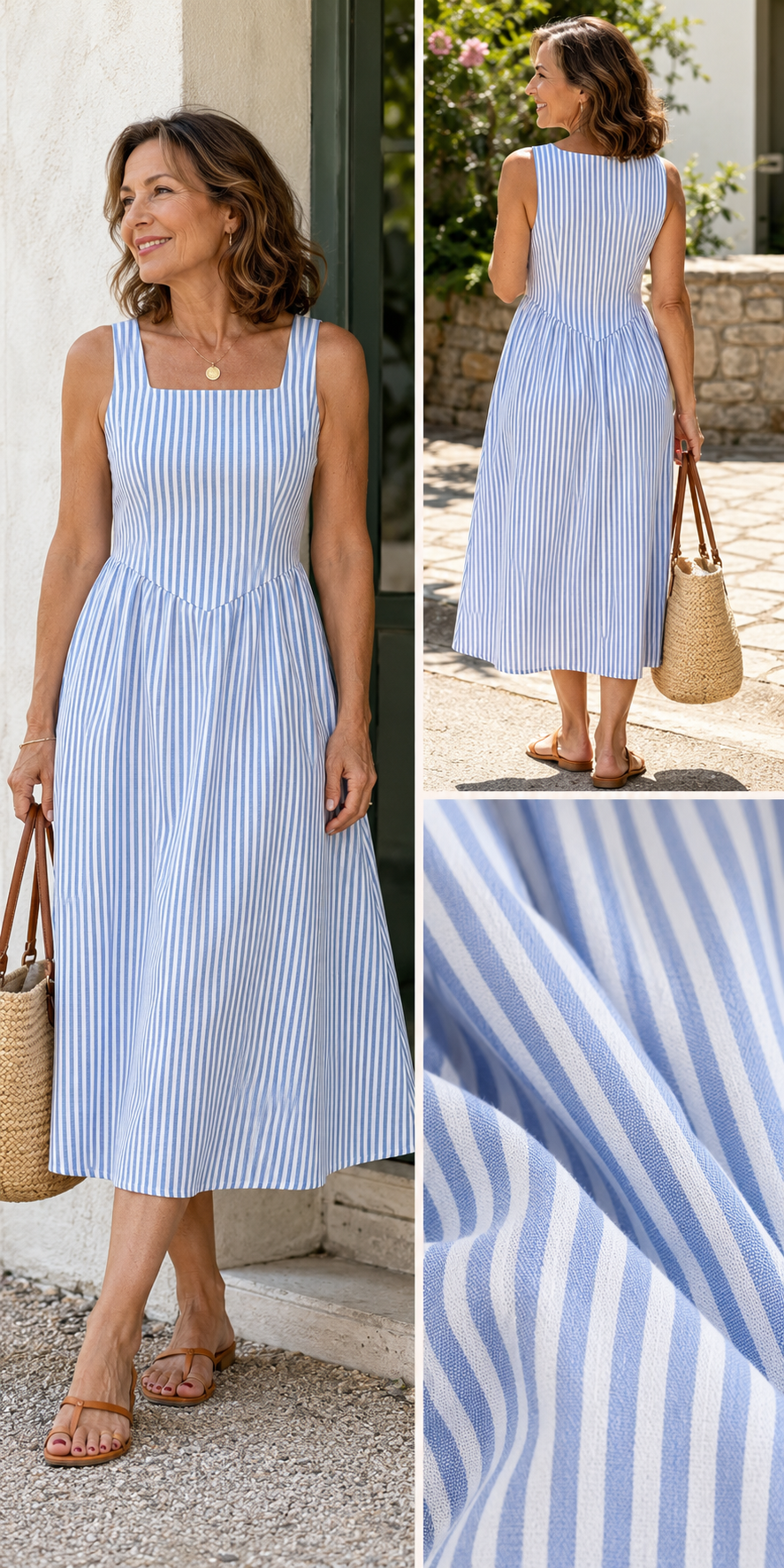 French Riviera Midi Dress