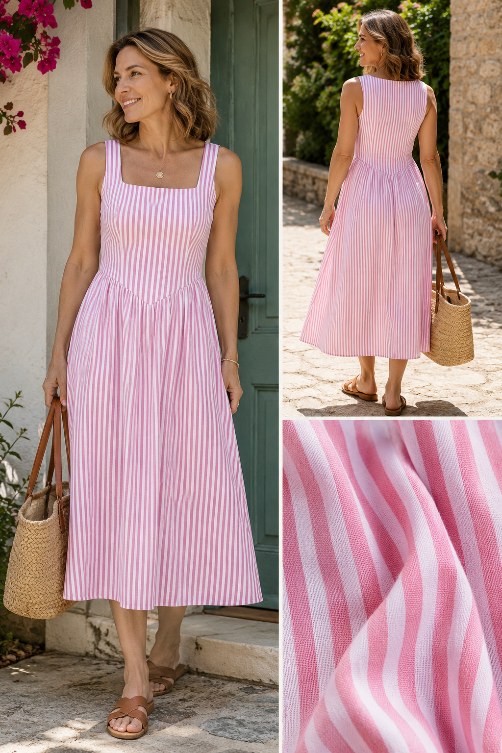 French Riviera Midi Dress