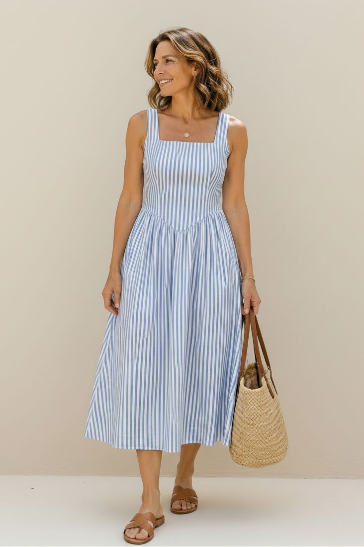 French Riviera Midi Dress