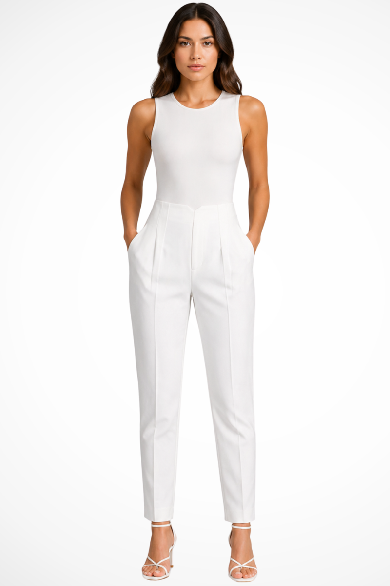 Women’s High Waisted Trousers | Cropped