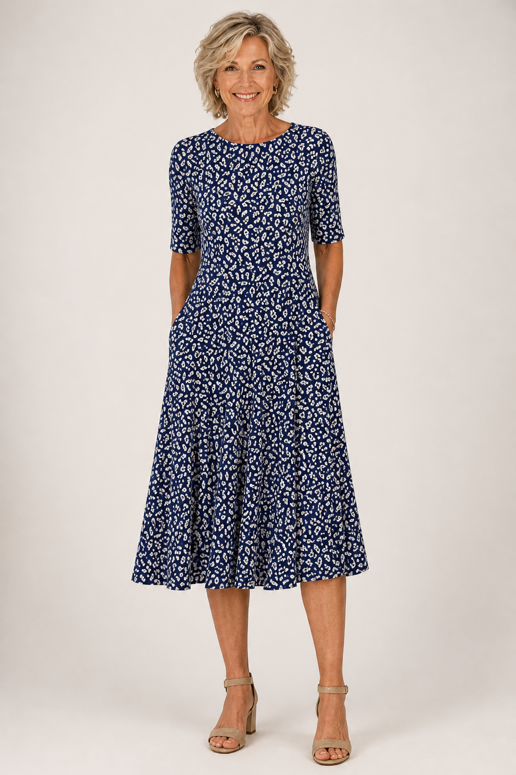 Floral Print Midi Dress