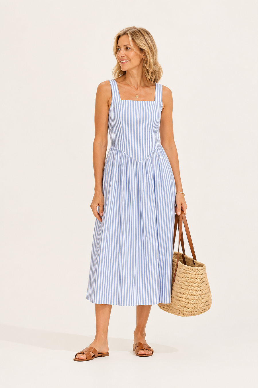 French Riviera Midi Dress