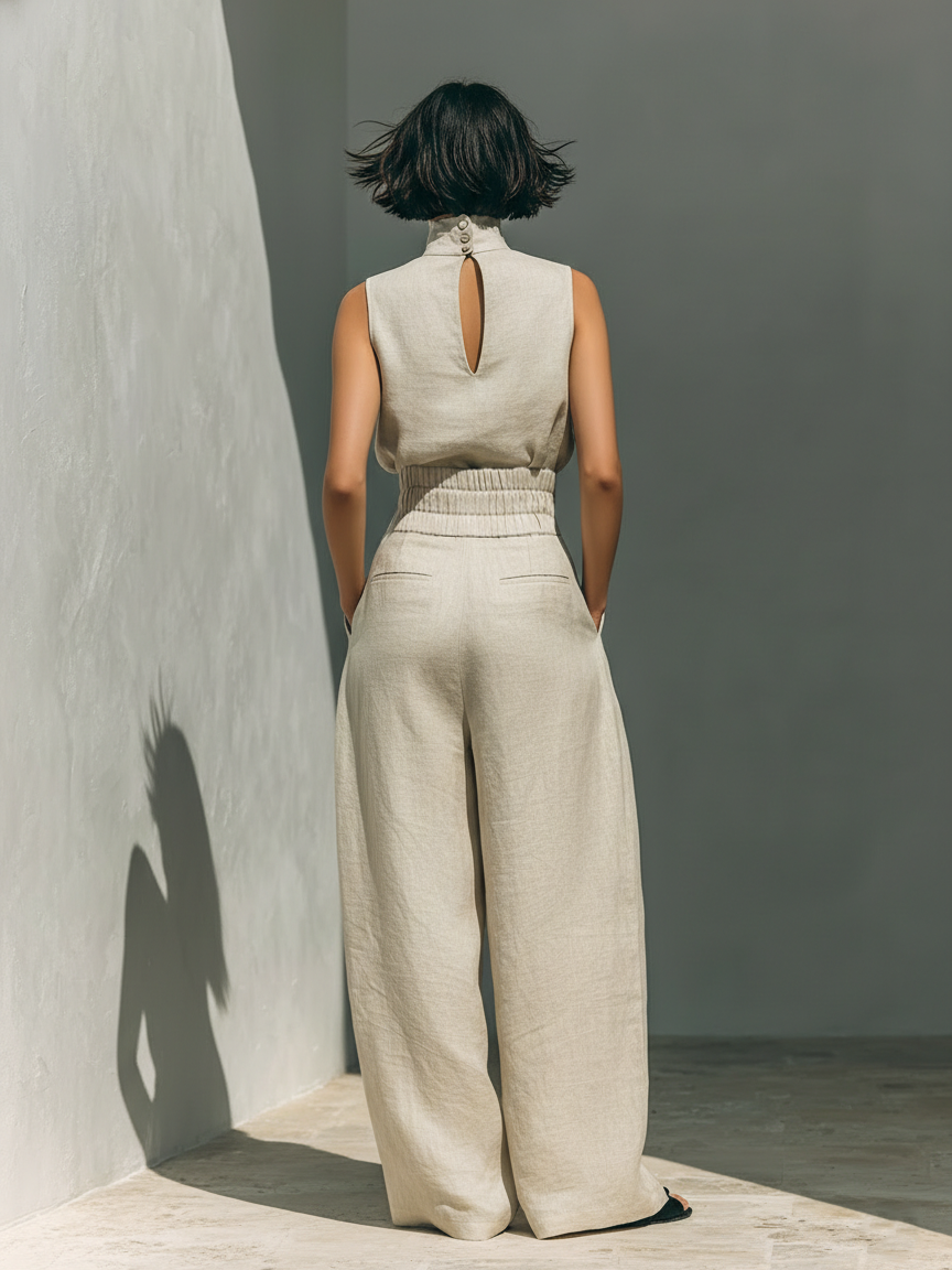 PATRICIA | WIDE-LEG TWO-PIECE SET