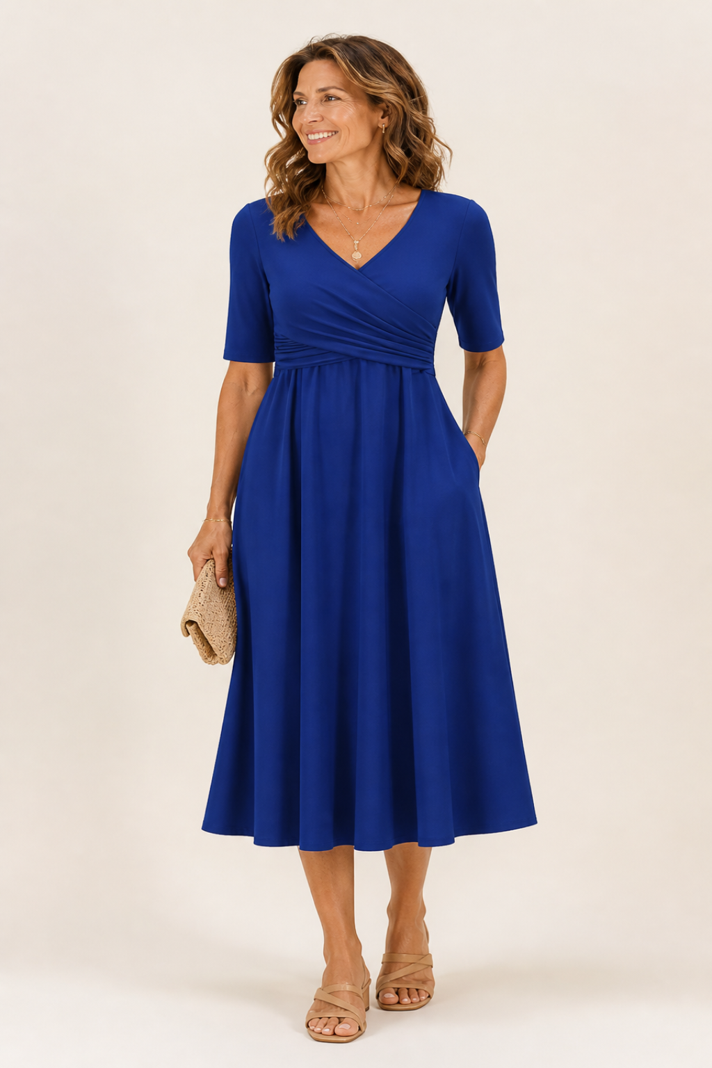 Katharin Luxurious Spring Midi Dress