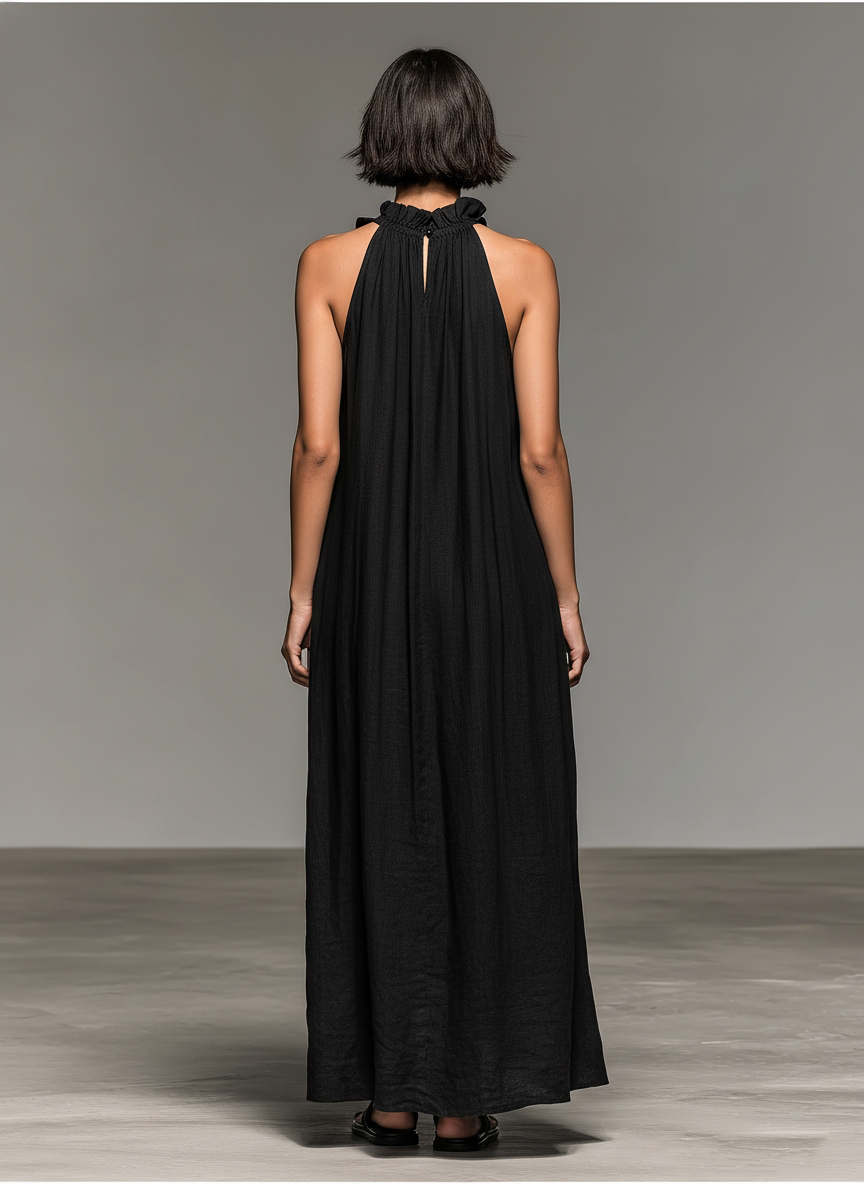 JEAN | MAXI DRESS WITH POCKETS