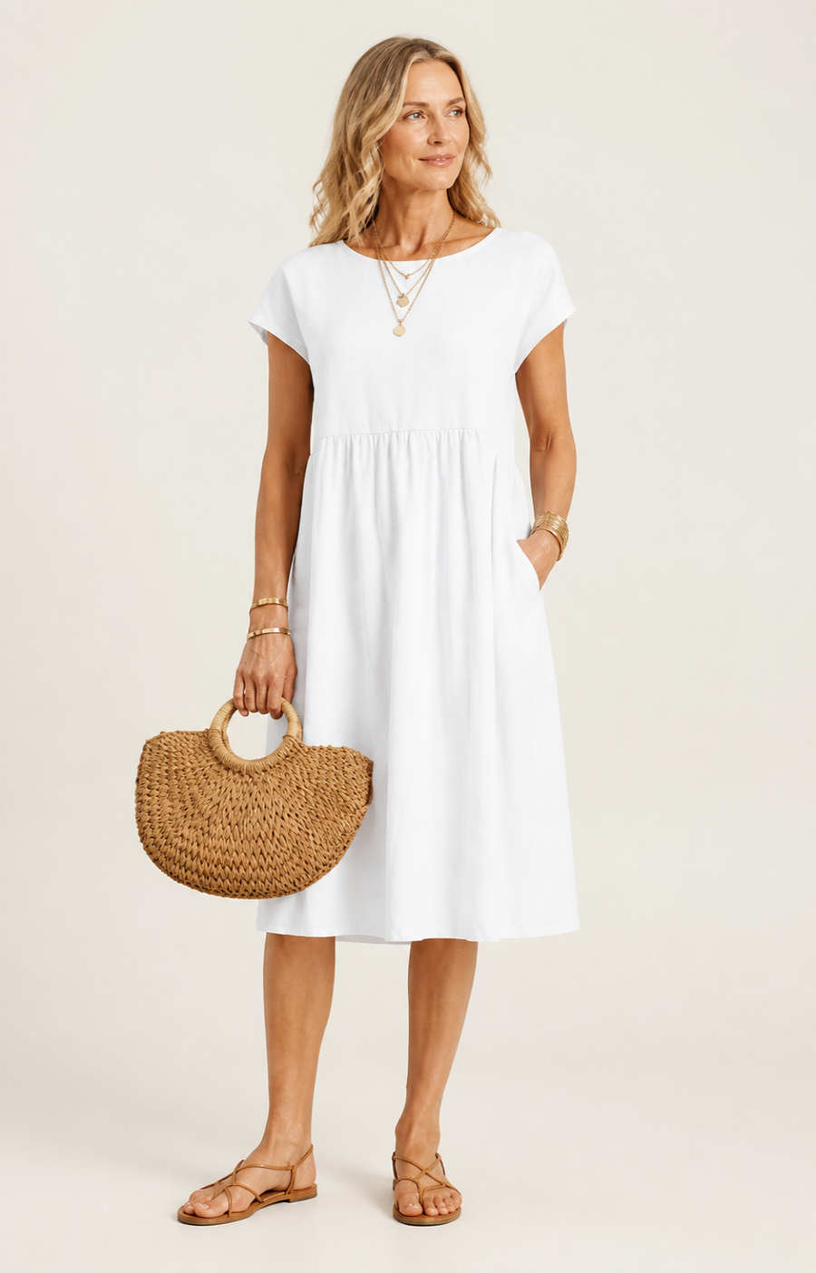 Rowena Summer Midi Dress