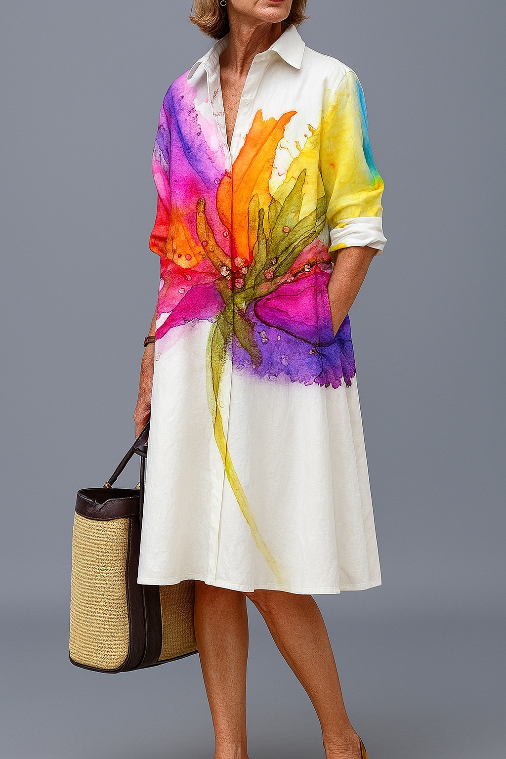 Lydia | Stylish and Carefree Midi Dress
