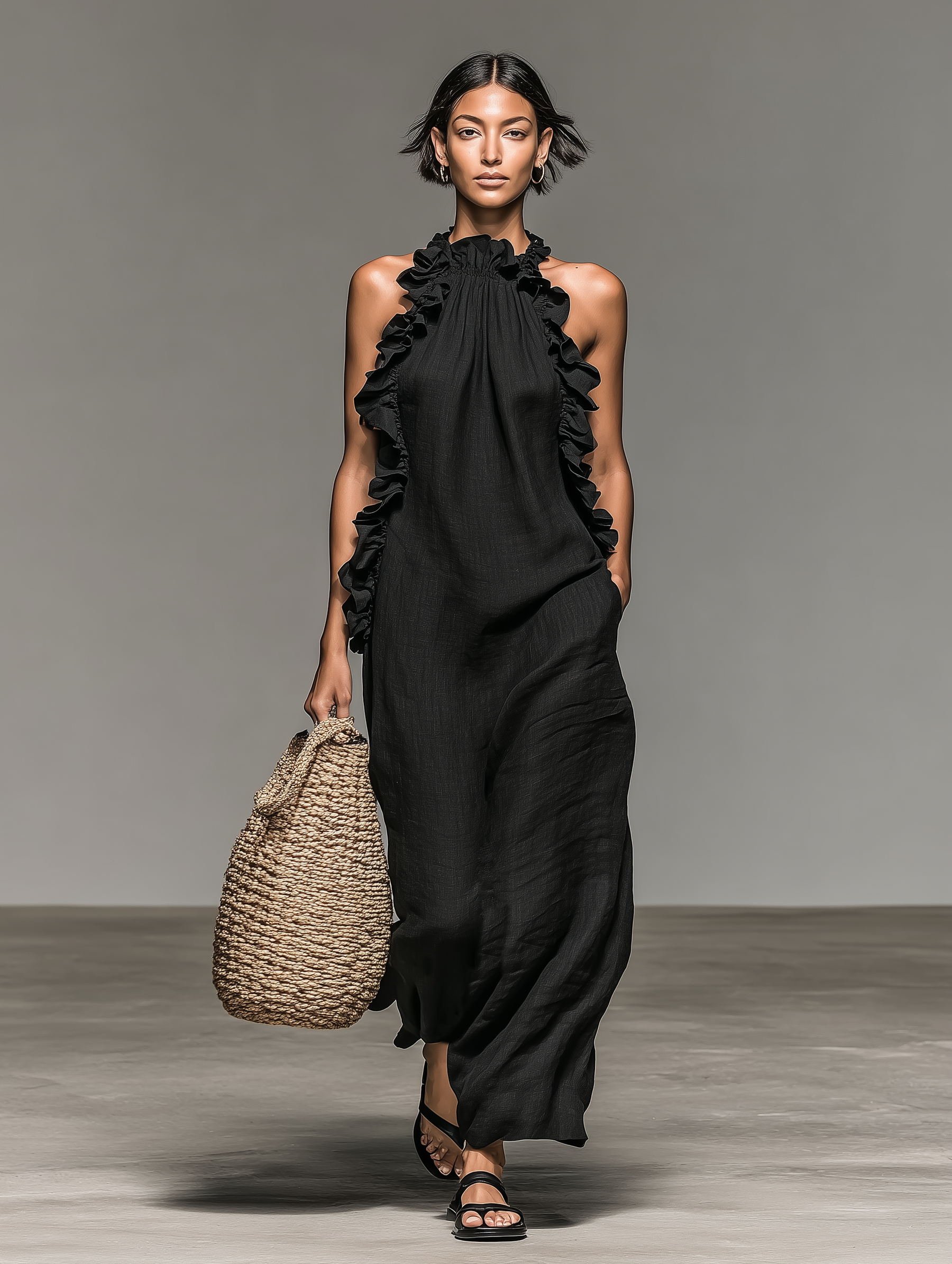 JEAN | MAXI DRESS WITH POCKETS