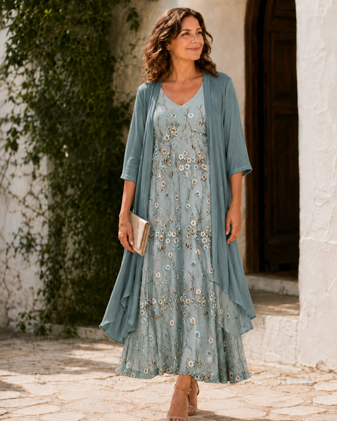 Juliet | Lace Duster Dress