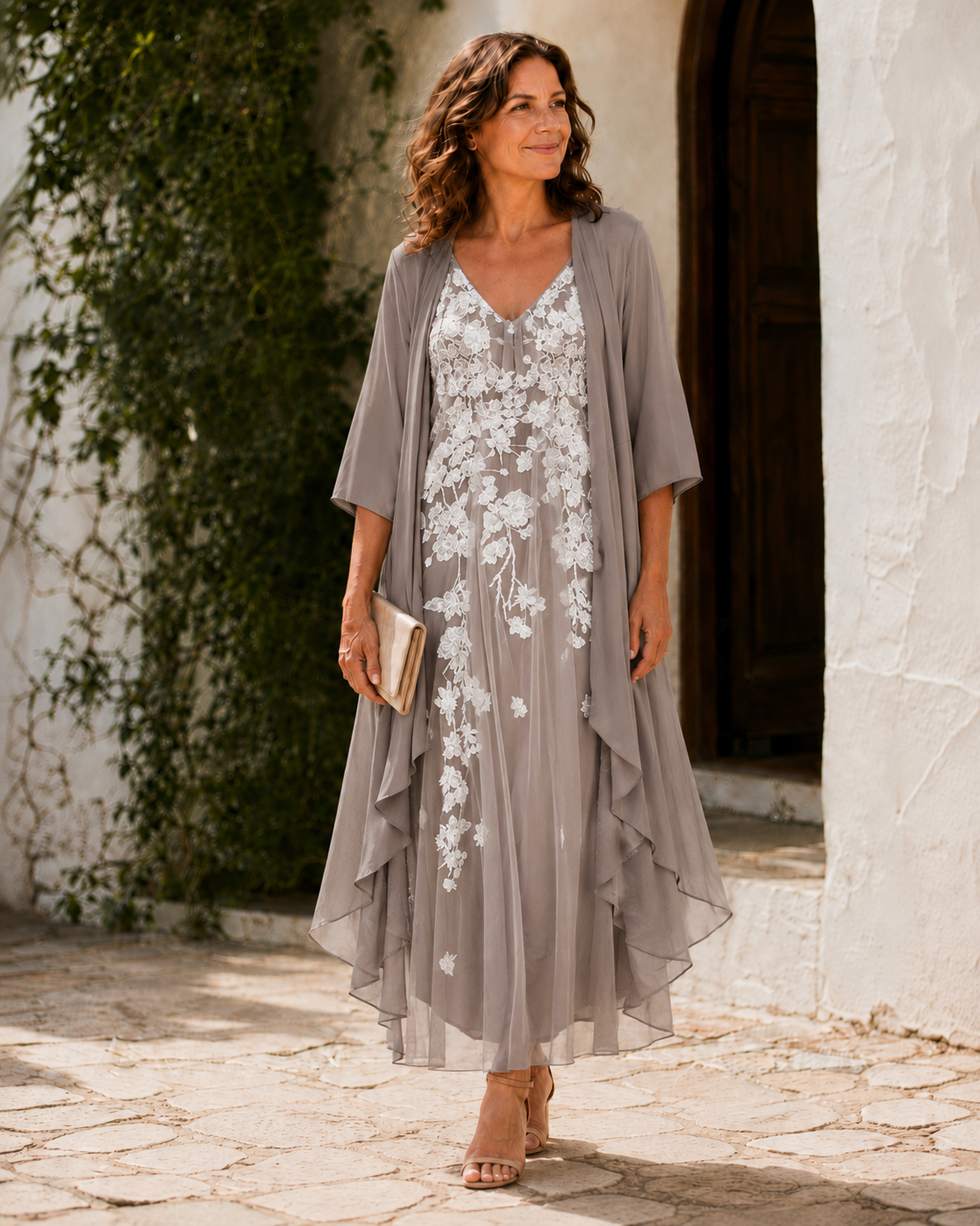 Juliet | Lace Duster Dress
